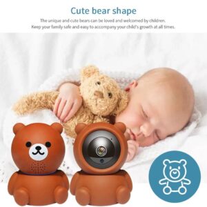 1080P WiFi Bear Robot Security Camera & Baby Monitor