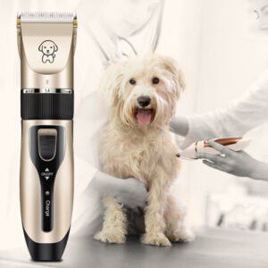 Professional Low-Noise Rechargeable Cordless Pet Hair Clipper Set