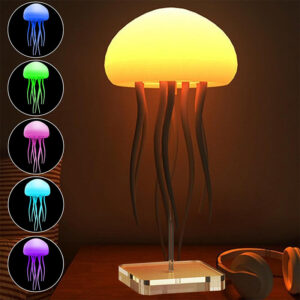 Portable LED Jellyfish Mood Lamp & Hanging Night Light